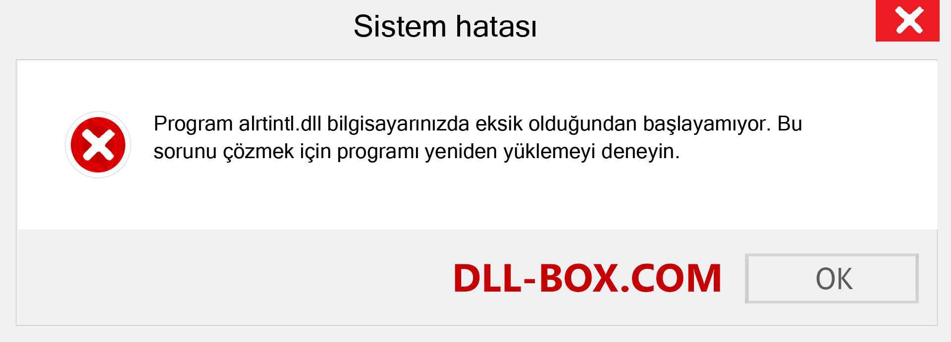 alrtintl.dll dosyası eksik mi? Windows 7, 8, 10 için İndirin - Windows'ta alrtintl dll Eksik Hatasını Düzeltin, fotoğraflar, resimler